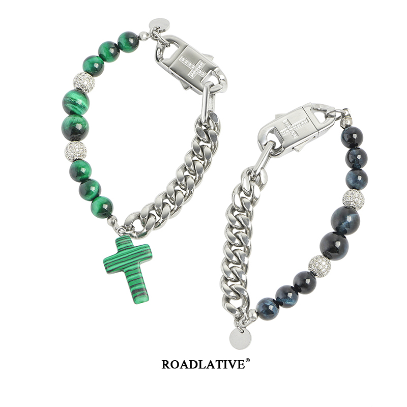 ROADLATIVE虎眼石潮男手链