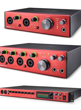 福克斯特Focusrite Clarett 2Pre 4Pre 8Pre USB录音声卡直播主播