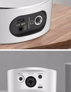 IXI MEGA M2PLUS II2024新款 声卡主播K歌  网红外置直播声卡