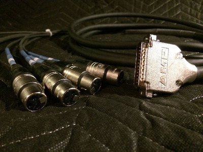 Mogami 110欧 定制DB25 8芯线缆
