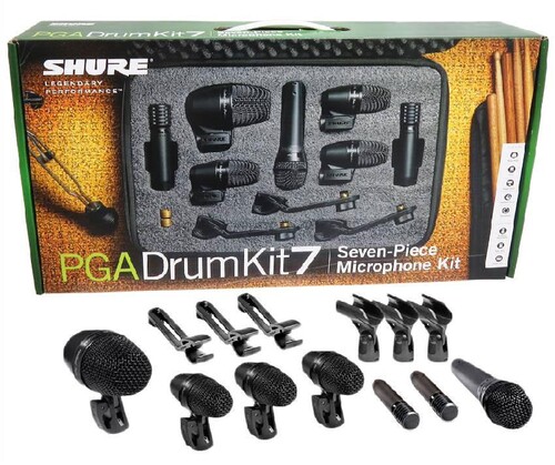 正品Shure/舒尔 PGA DrumKit4/KIT5/KIT6/KIT7架子鼓话筒鼓麦套装