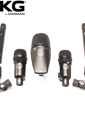 AKG/爱科技 Drum Set Session I 鼓话筒 爵士架子鼓麦克风 7只装