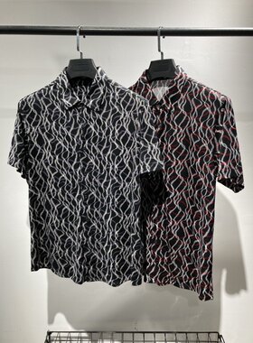 男士免烫丝光棉丝滑短袖衬衫