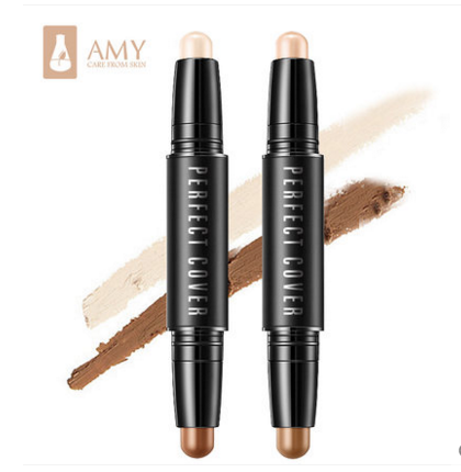 Amy/安美双头立体修容棒 高光遮瑕修颜阴影立体V脸侧影鼻影卧蚕笔