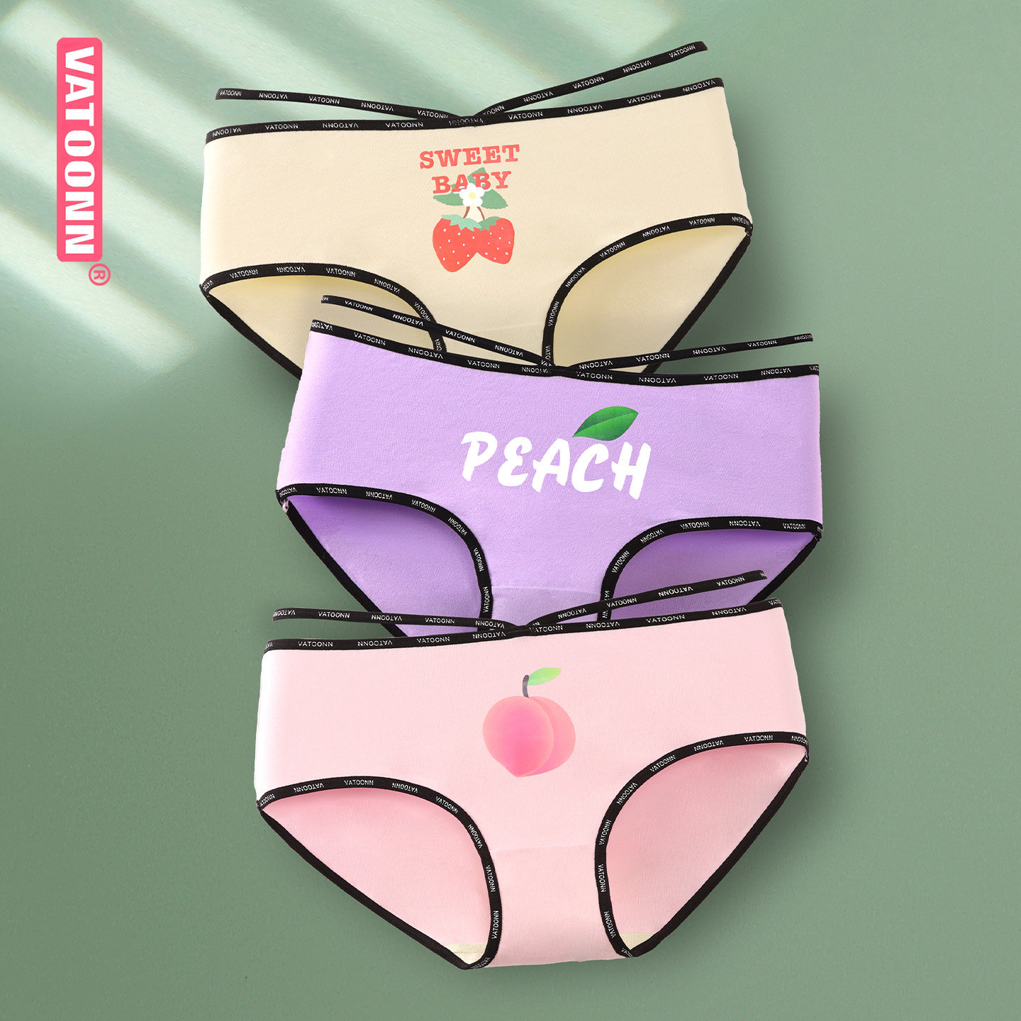 性感镂空纯棉大码女内裤字母腰带透气不卡裆不卷边三角裤水果印花,女士内衣/男士内衣/家居服,女三角裤,淘宝优惠券,粉丝福利购,淘宝优惠卷