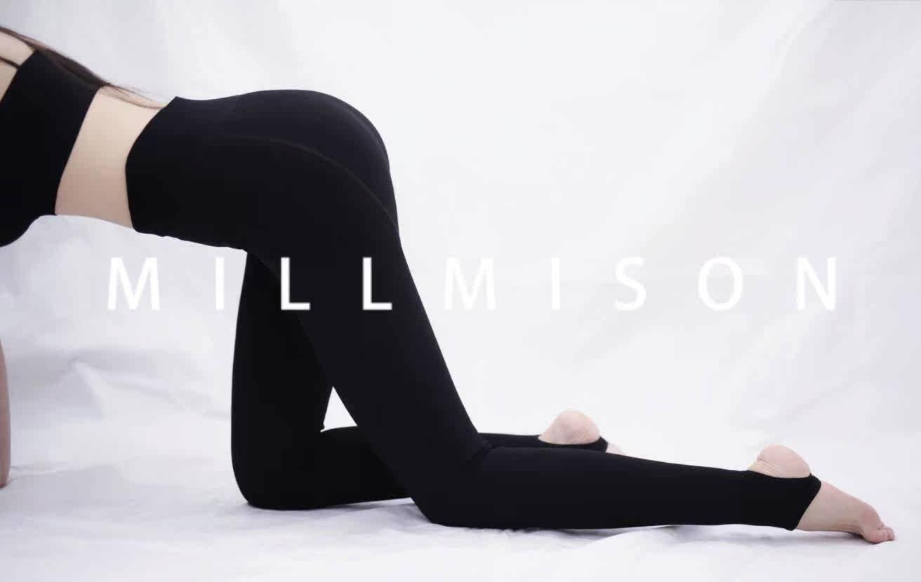 MILLMISON暖小黑连裤袜德绒发热高腰修身恒温打底加绒美联美创
