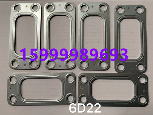 挖机三一SY385/465神钢SK450-6气缸垫 6D22/6D24发动机排气支管垫