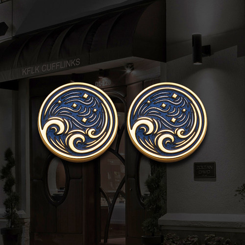 KFLK银河畅想铜原创设计胸针新品