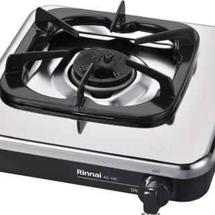 22年林内Rinnai小型单头液化气燃气灶灭火自动断气压电点火不锈钢