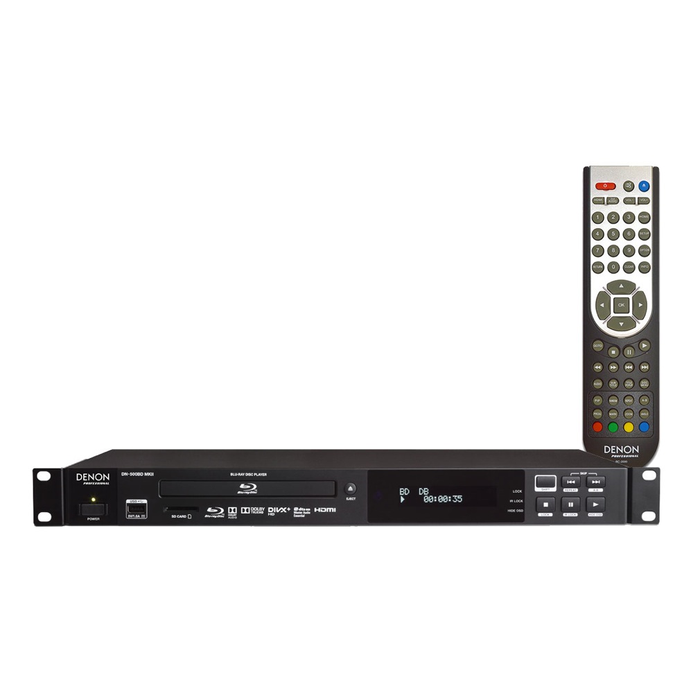 日本Denon/天龙DN-500BD MKII 专业蓝光播放器/DVD/CD/SD/USB高清