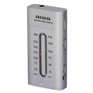aiwa 爱华 便携带低音增强功能 日本代购 FM小型袖 珍收音机