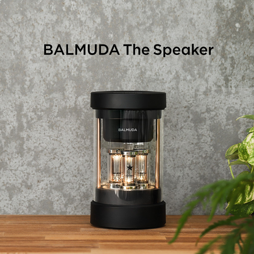 日本直邮balmuda/巴慕达BALMUDA The Speaker无线蓝牙音箱M01A-BK