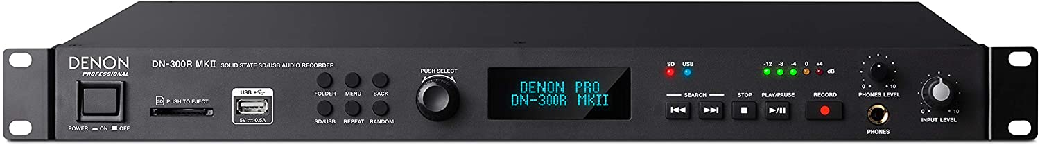 日本直邮Denon/天龙2020年款固态立体声录音机播放器DN-300R MKII-封面