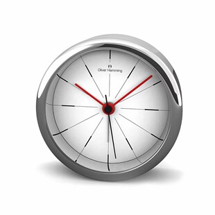 日本代购 Oliver Hemming 北欧风极简 台钟指针式带夜光显示