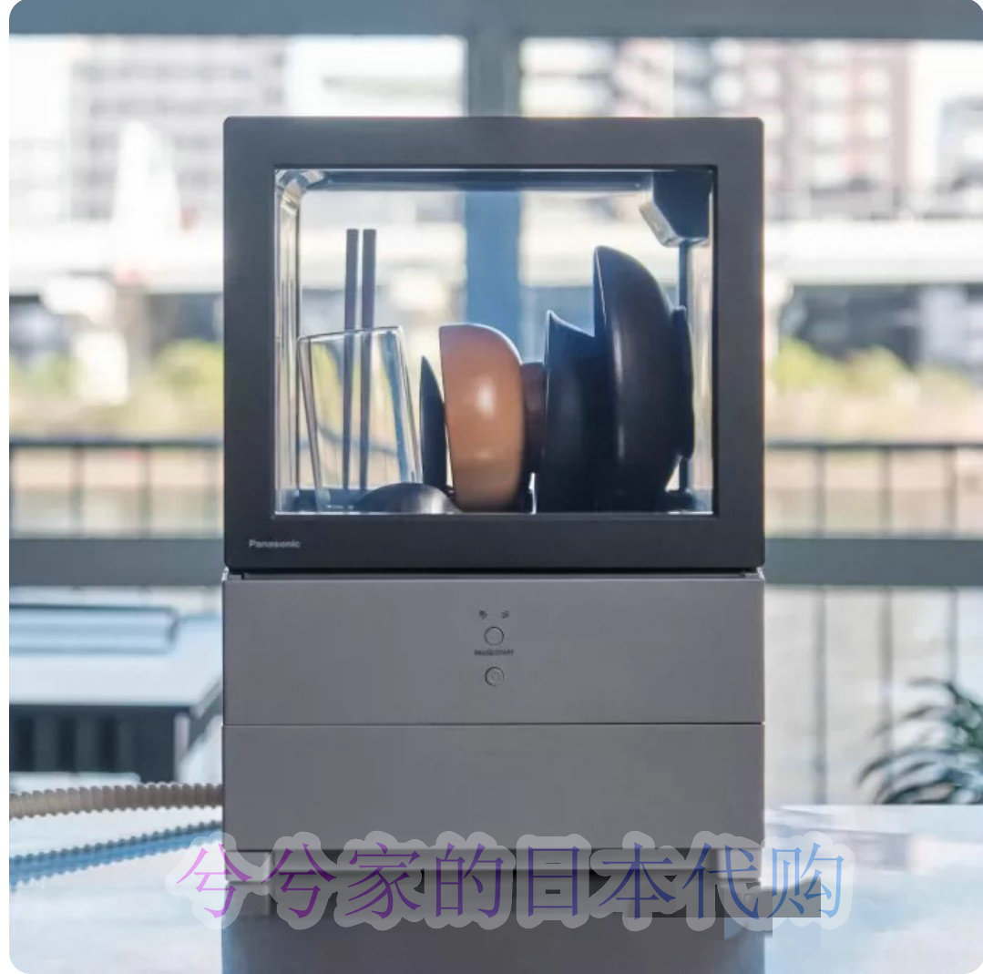 日本代购 Panasonic松下小型清洁家庭消毒全自动洗碗机 NP-TMLK1