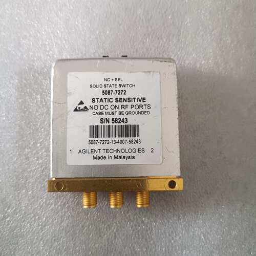 议价E5071C原装电子开关A5087-7272，成色如图，编号