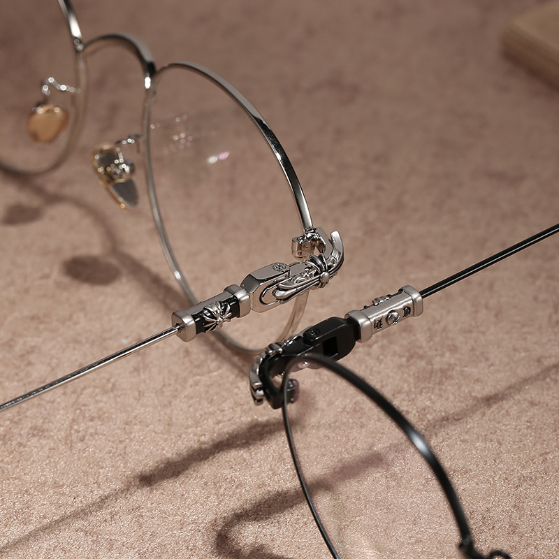 张翰同款日系眼镜框男女高端纯钛超轻小红书可配近视平光眼睛镜架