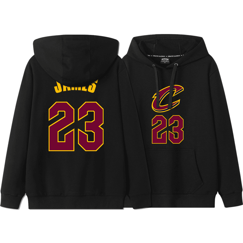 骑士队詹姆斯23号连帽卫衣
