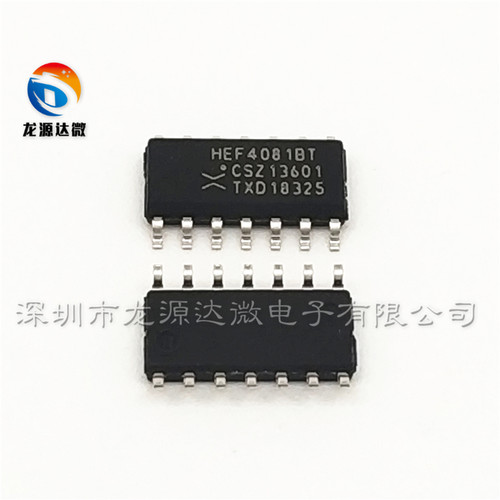 全新HEF4081BT 原装 贴片SOP-14 逻辑门 HEF4081 四路2输入与门