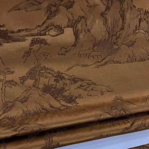 35姆丝毛提花140门幅50桑蚕丝