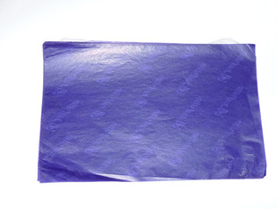 紫蓝色复写纸 多次重复使用  偏蓝机打手写专用手工绘画拓蓝纸