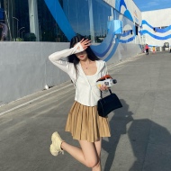 长腿大姐姐高腰显瘦少女半身裙