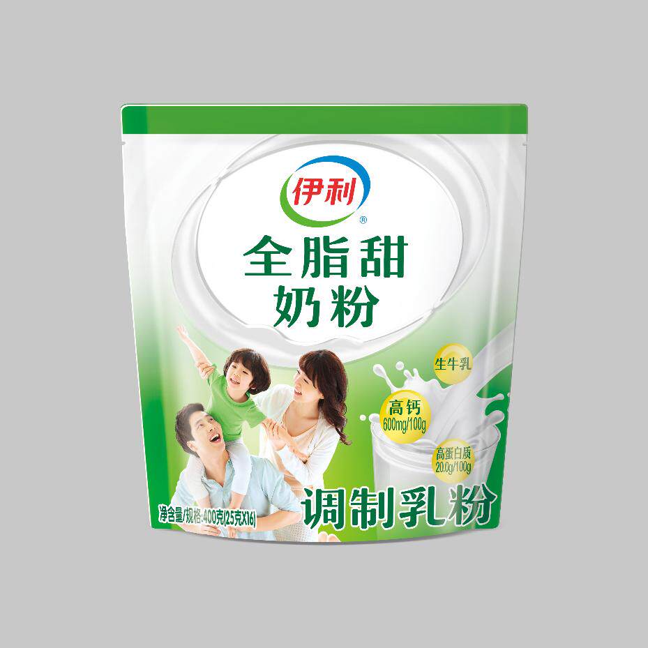 整箱24袋*400克 伊利全脂甜奶粉 适用学生儿童女士老年商用等