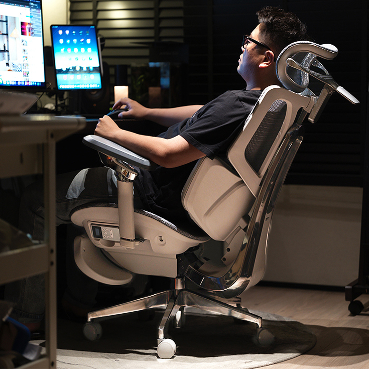 黑白调x7智能追腰椅人体工学