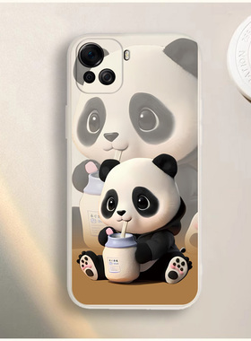 适用于酷派COOL20pro手机壳CP05保护套大观40pro可爱熊猫防摔软壳