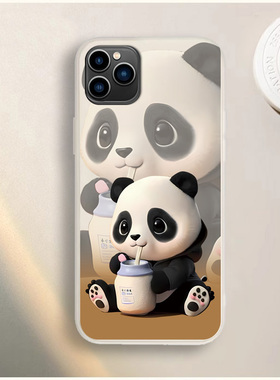 适用于百事乐X13pro手机壳L202108可爱熊猫全包防摔X13promax软保护套