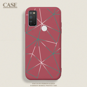 适用海信F50+手机壳HNR551T简约渐变线条R15创意R12防摔全包边保护套