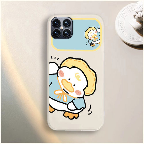 适用qopo i12pro新版手机壳保护套202109可爱熊猫卡通全包防摔软壳