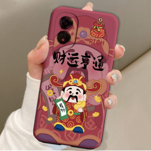 适用于酷派大观50S手机壳Coolpad CP17财神爷中国风创意防摔保护套