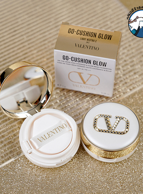 华伦天奴光影气垫粉底液LN2 持妆遮瑕便携 白色气垫粉底粉霜保湿