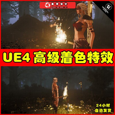 UE4UE5 Advanced Cel Shader Essentials 高级着色染色特效