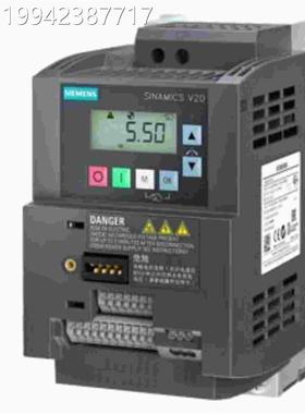 议价1P06SL3 210-5BE23-0UV西门子VO20变频器3KW 6SL321O-5BE23-U