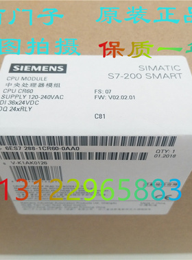 西门子CPUSMART S7-2006ES7288-1CR-20-30-40-60-0AA1-0-0AA0模块