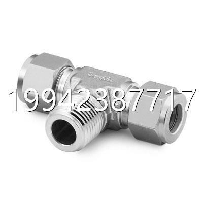 议价Swagelok -S-6003TSTM卡套转外纹三通接头3/8卡x螺1/4NPT世伟
