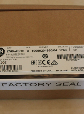 议价罗克韦尔MicroLogix1000CPU 1761-L32AAA AB全新 1761L32议价