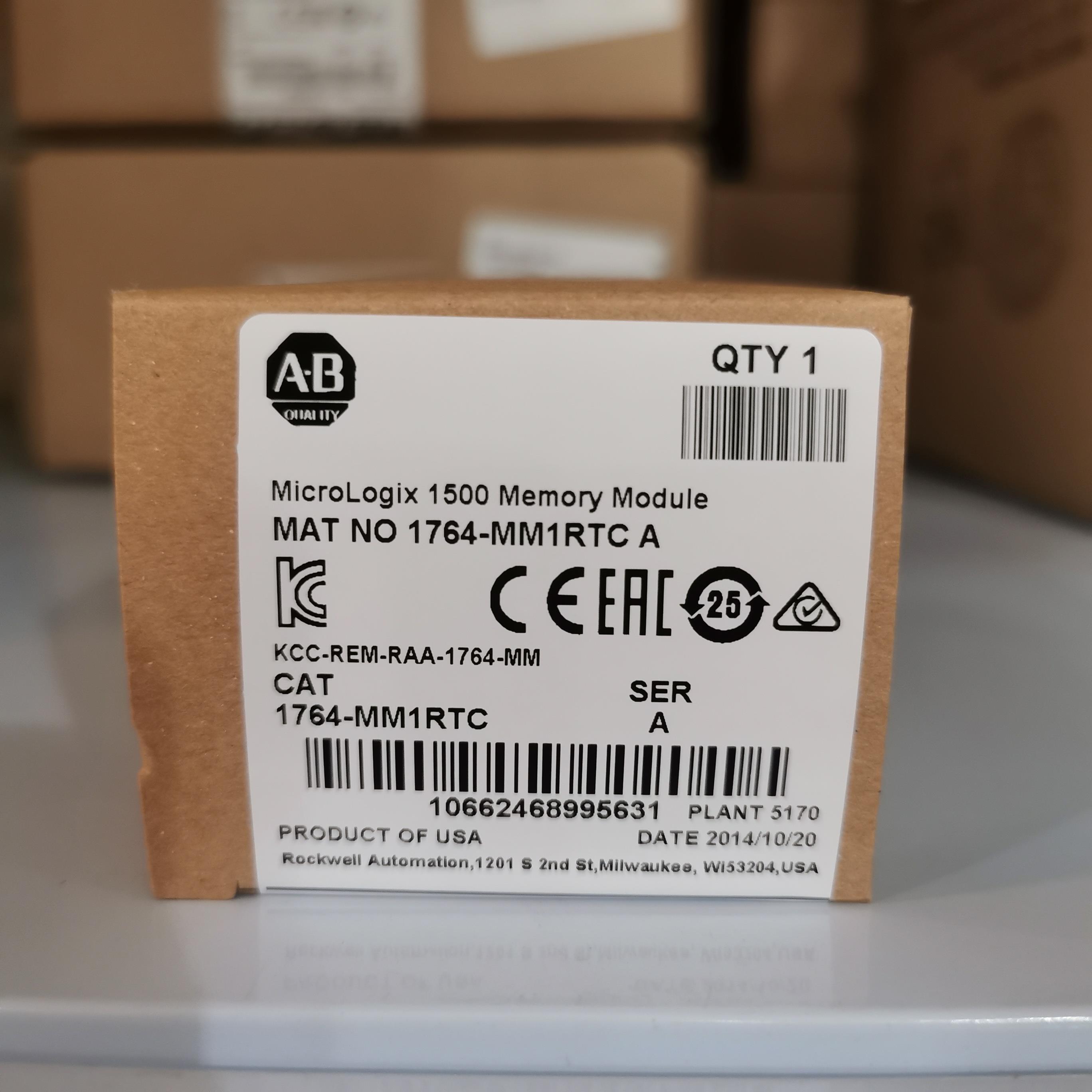 议价AB 1764-MM1RTC 罗克韦尔PLC工控模块质量保证千万库存议价