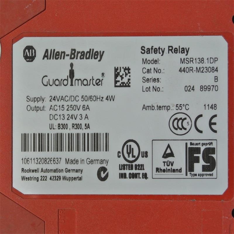 议价AB罗克韦尔 电继器 440RD-M23084 MSR138.1P 二拍手 现货 实