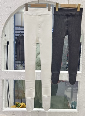 女童打底裤连脚加绒加厚保暖儿童外穿连裤袜羊驼绒高腰4-10舞蹈袜