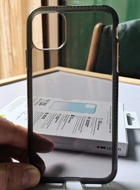 Tech21手机壳男女款适用于苹果iPhone11简约欧美防摔菱格纹保护套