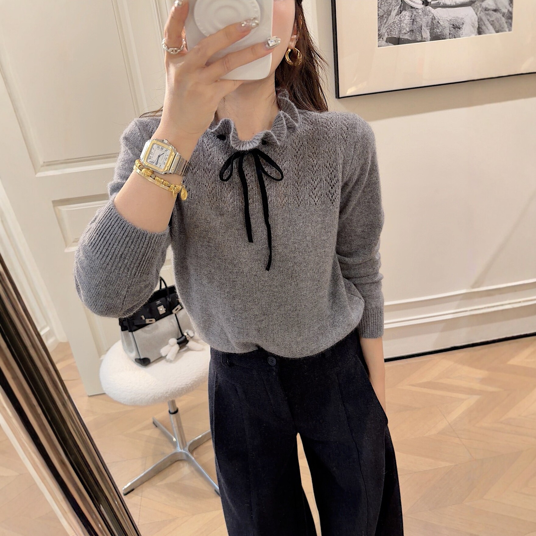 PINZIKO 大兔子 浣熊绵羊毛显瘦纯色设计感针织衫秋冬保暖毛衣女,女装/女士精品,毛针织衫,淘宝优惠券,粉丝福利购,淘宝优惠卷