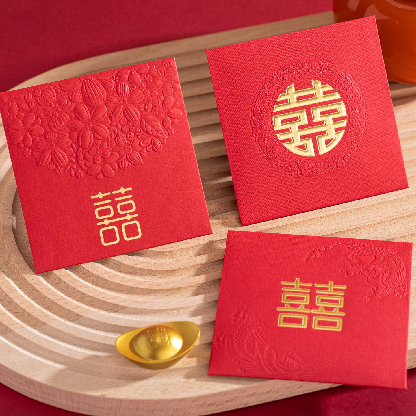 方形红包堵门红包利是封