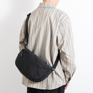 日系工装 斜挎包帆布休闲街头潮流多功能胸包运动单肩骑行包 风男士