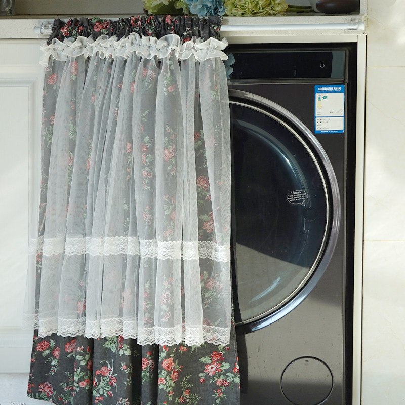 好梦连连洗衣机防尘帘 遮挡帘 门帘 洗手台橱柜杂物遮丑帘可定制,居家布艺,洗衣机罩,淘宝优惠券,粉丝福利购,淘宝优惠卷