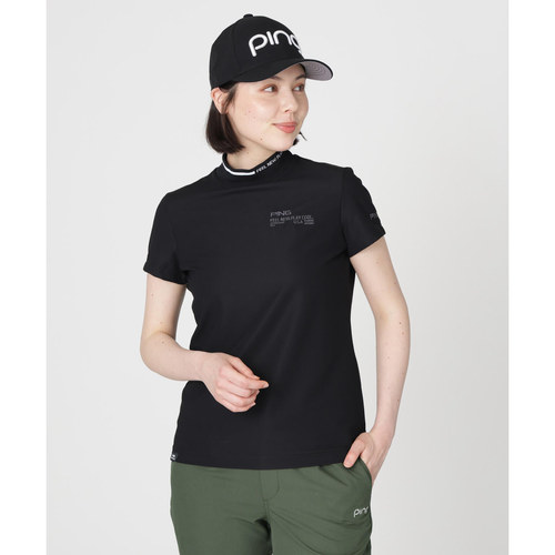 日本26春夏PING女士高尔夫服装经典吸汗运动凉感抗UV弹力舒适短袖