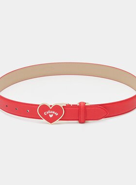 日本代购25春款卡拉威Callaway高尔夫服装女士LOVE款时尚心形腰带