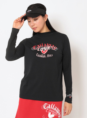 日本26春夏Callaway卡拉威女士高尔夫服装印花简约时尚易打理长袖